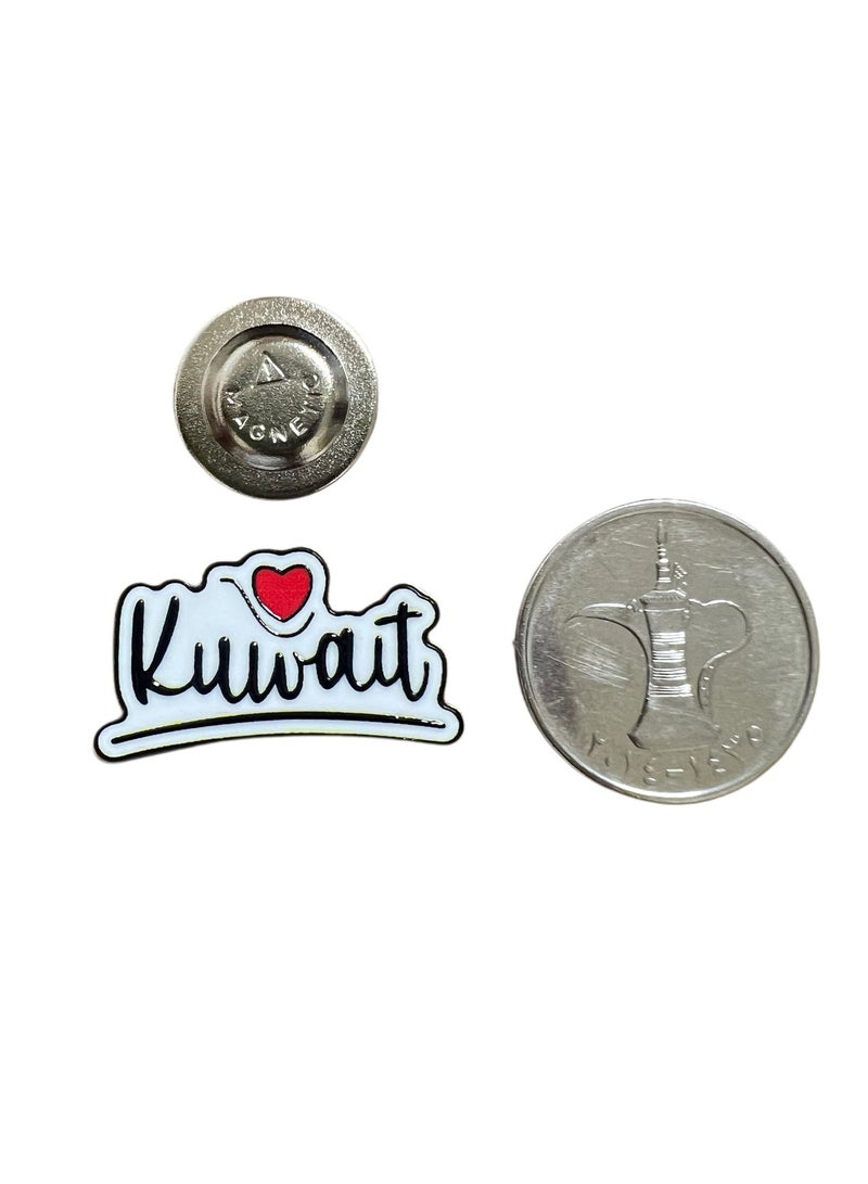 A.R.H | UAE & Kuwait National Tolerance Badge | UAE & Kuwait Solidarity Figure Magnetic Badge | Artistic Brotherhood & Leadership Souvenir | Emirati & Kuwaiti National Day Heritage Design | - Image 4